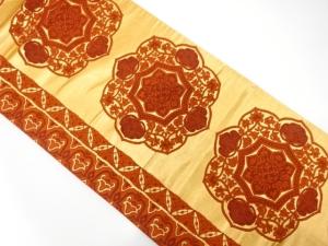 アンティーク　華紋織り出し袋帯（着用可）
